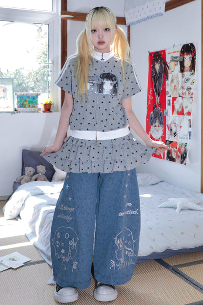 Starry Layered Cake Dress