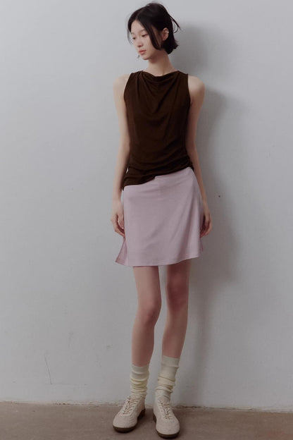 Draped Off-Shoulder Slimming Top