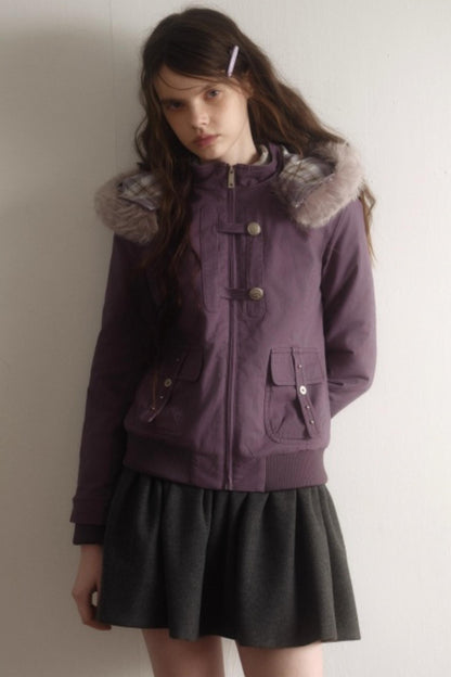 Artist-Created Retro Woolen Skirt