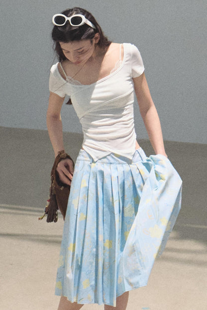 Dewy Square Neck T-Shirt