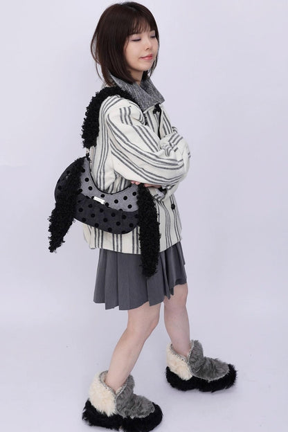 Rabbit Plush Crossbody Bag