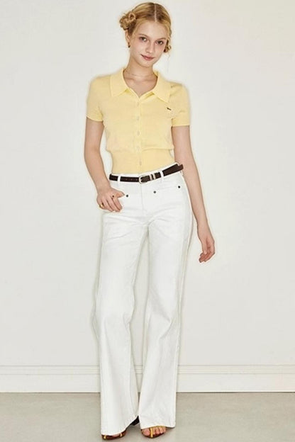 Vintage White Slim Jeans