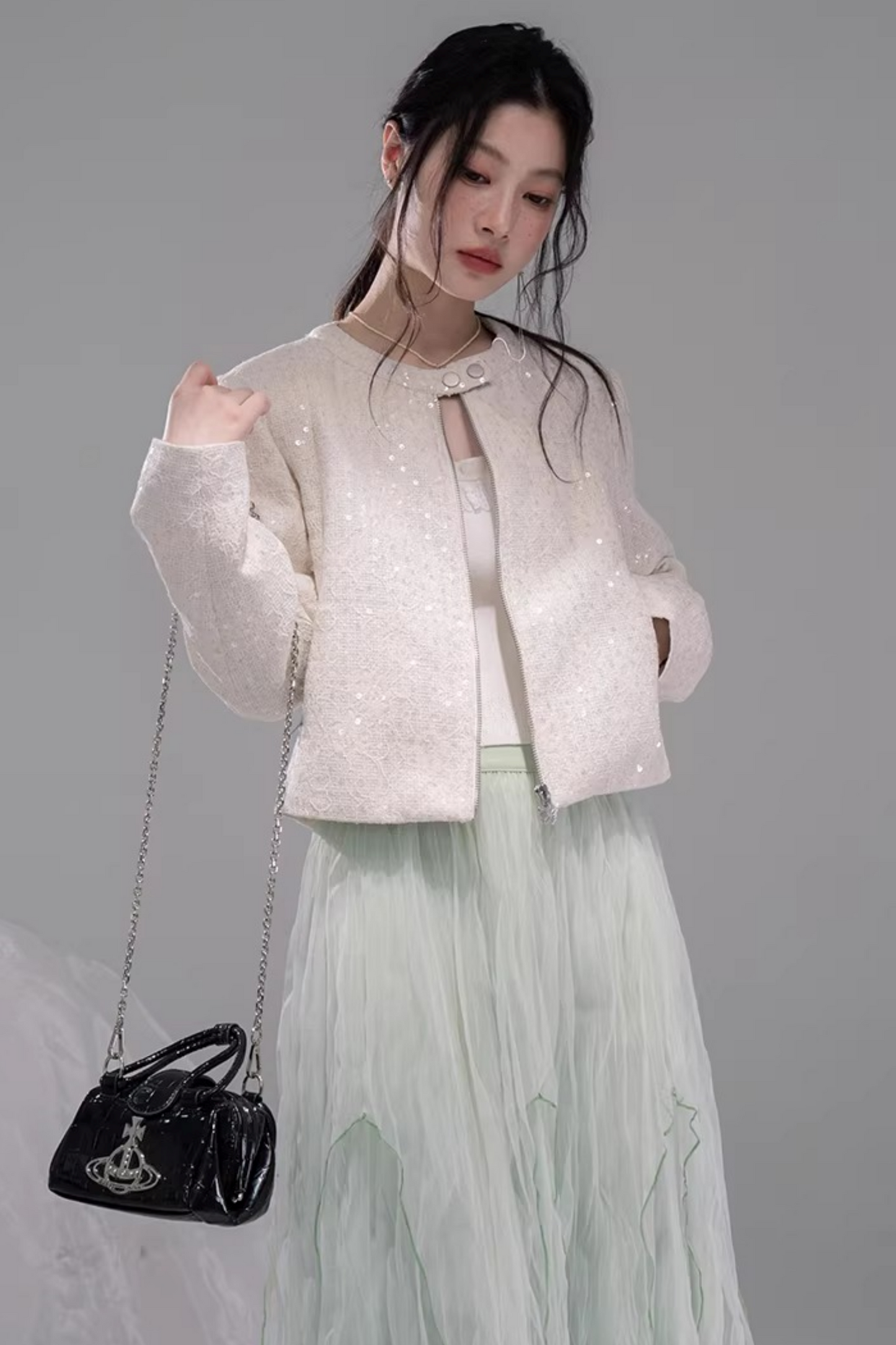 Shining Lady Spitzenjacke