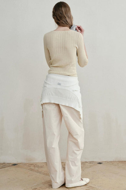 Minimalist Knit Henry Top