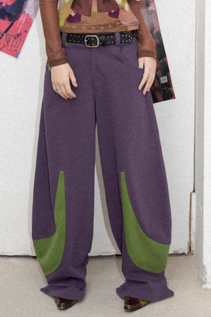 Purple Green Banana Pants