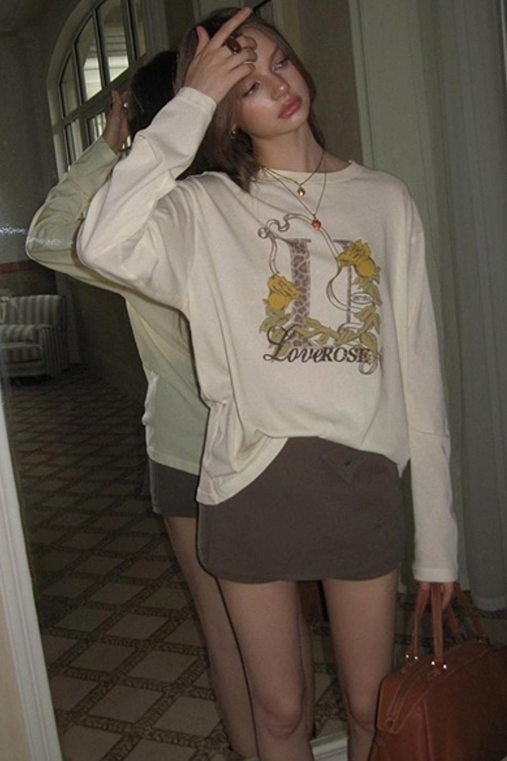 Long Sleeve Crew Neck T-Shirt