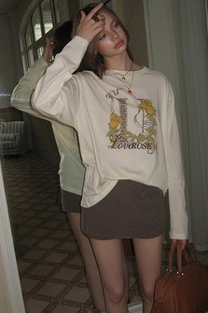 Long Sleeve Crew Neck T-Shirt