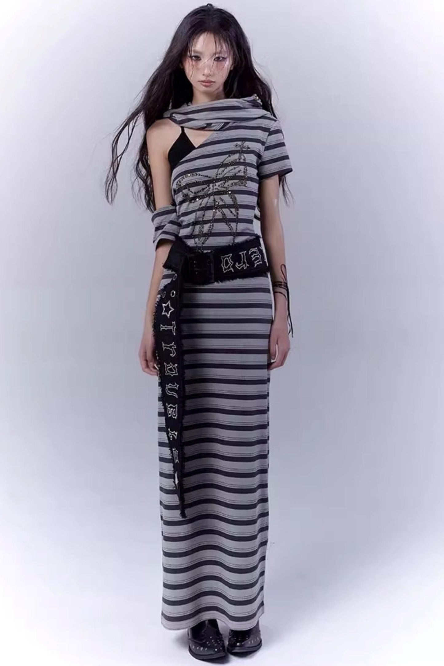 Striped Wasteland Dress Set-Up
