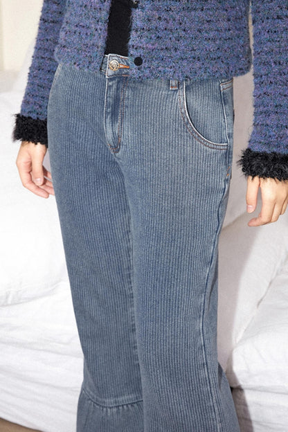 Vintage Stripe Flare Pants