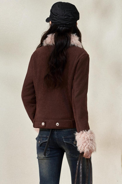 Original Suede Bow Coat