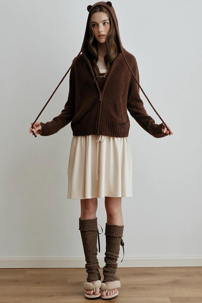 Chenille Lace-Up Sock Covers