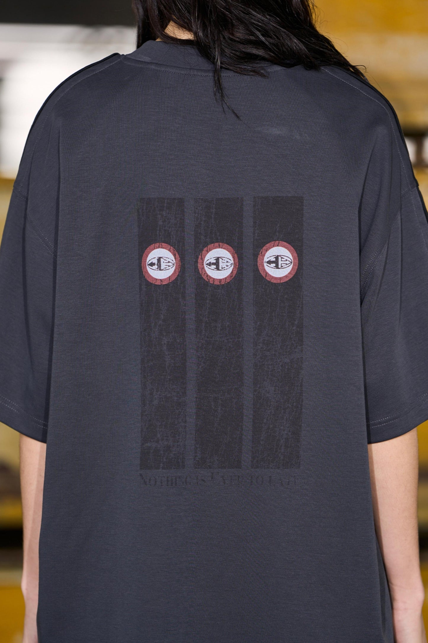 Short Sleeve Buckle Layered T-Shirt