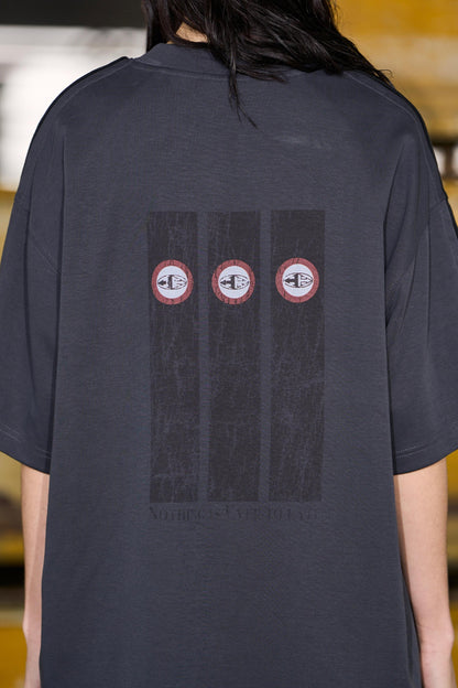 Short Sleeve Buckle Layered T-Shirt