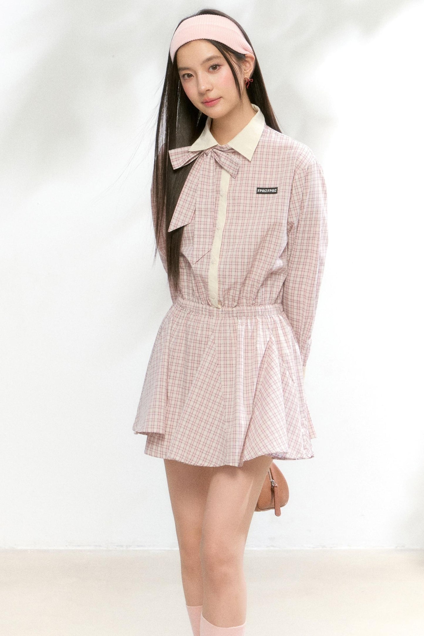 Autumn White Shirt Dress