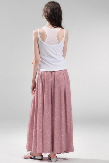 Stretch Knit Silver Top Set-Up