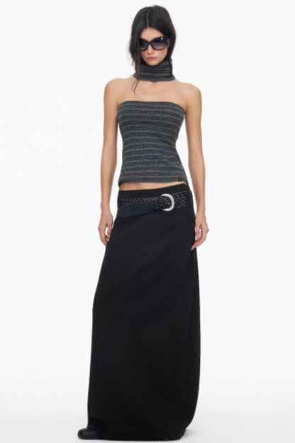 Knitted Bandeau Slim Inner Top