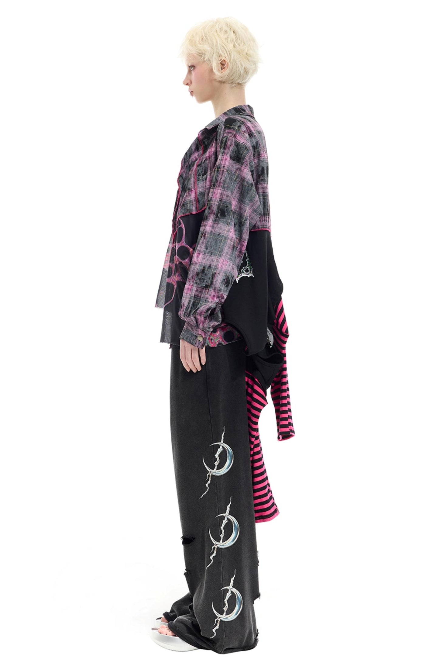 Striped Mesh Hottie Dress