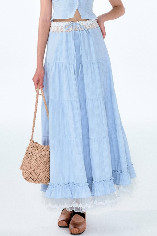 Lace Bustier Ensemble Set-Up