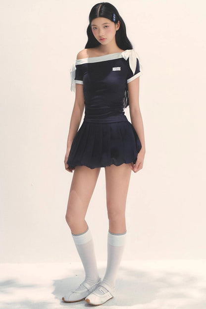 Sunset Pleated Skirt