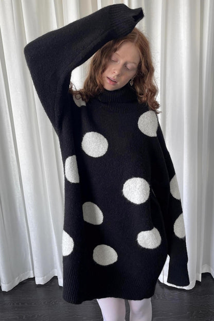 Lazy Pile Collar Sweater