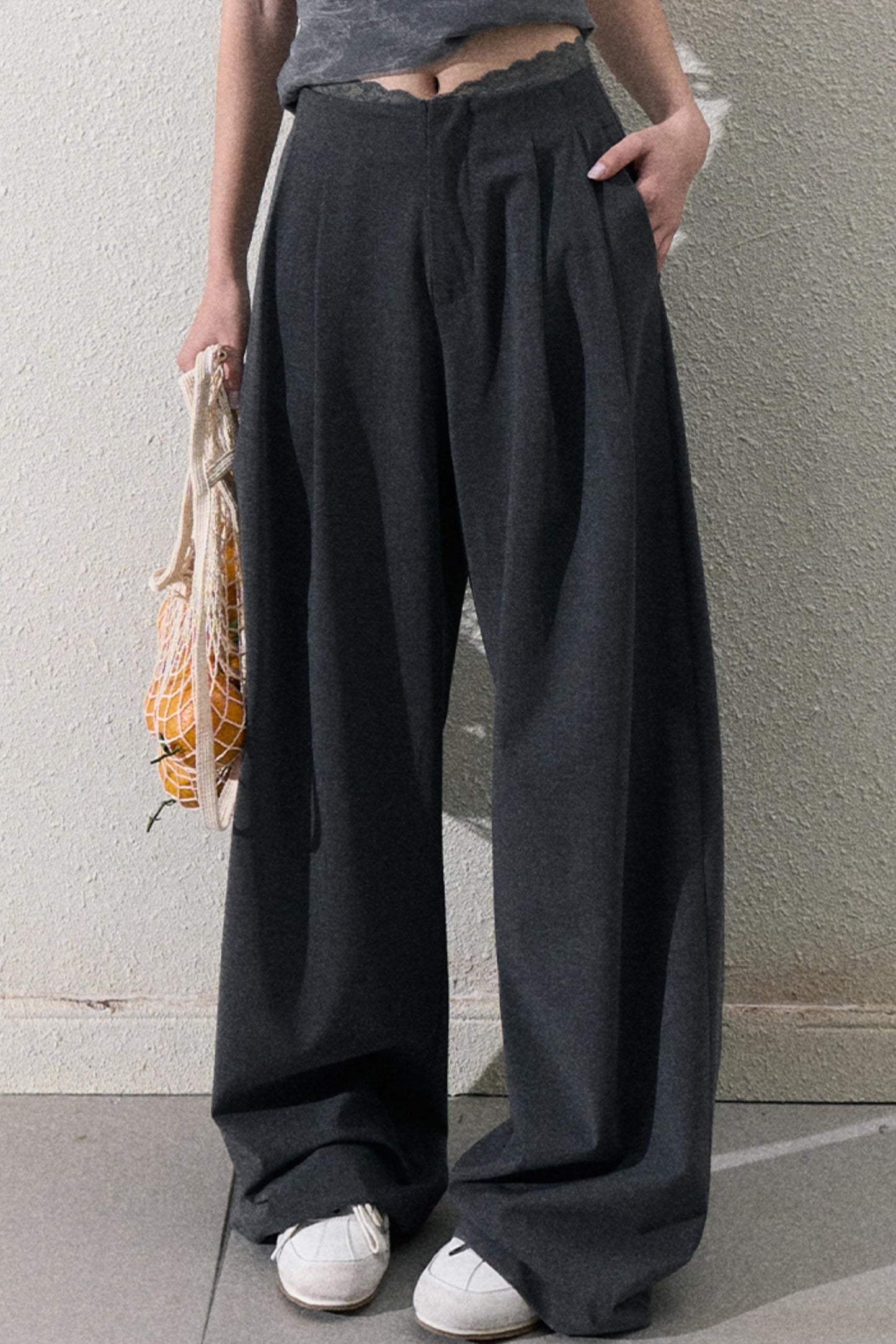 Casual Slim Bandeau & Trousers Set-Up