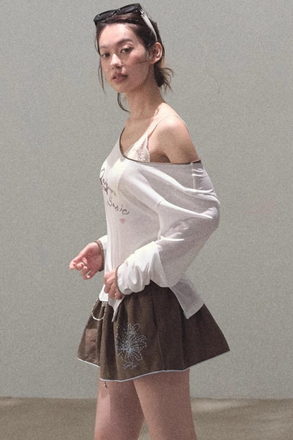 Tencel Blend Cowl Knit Top