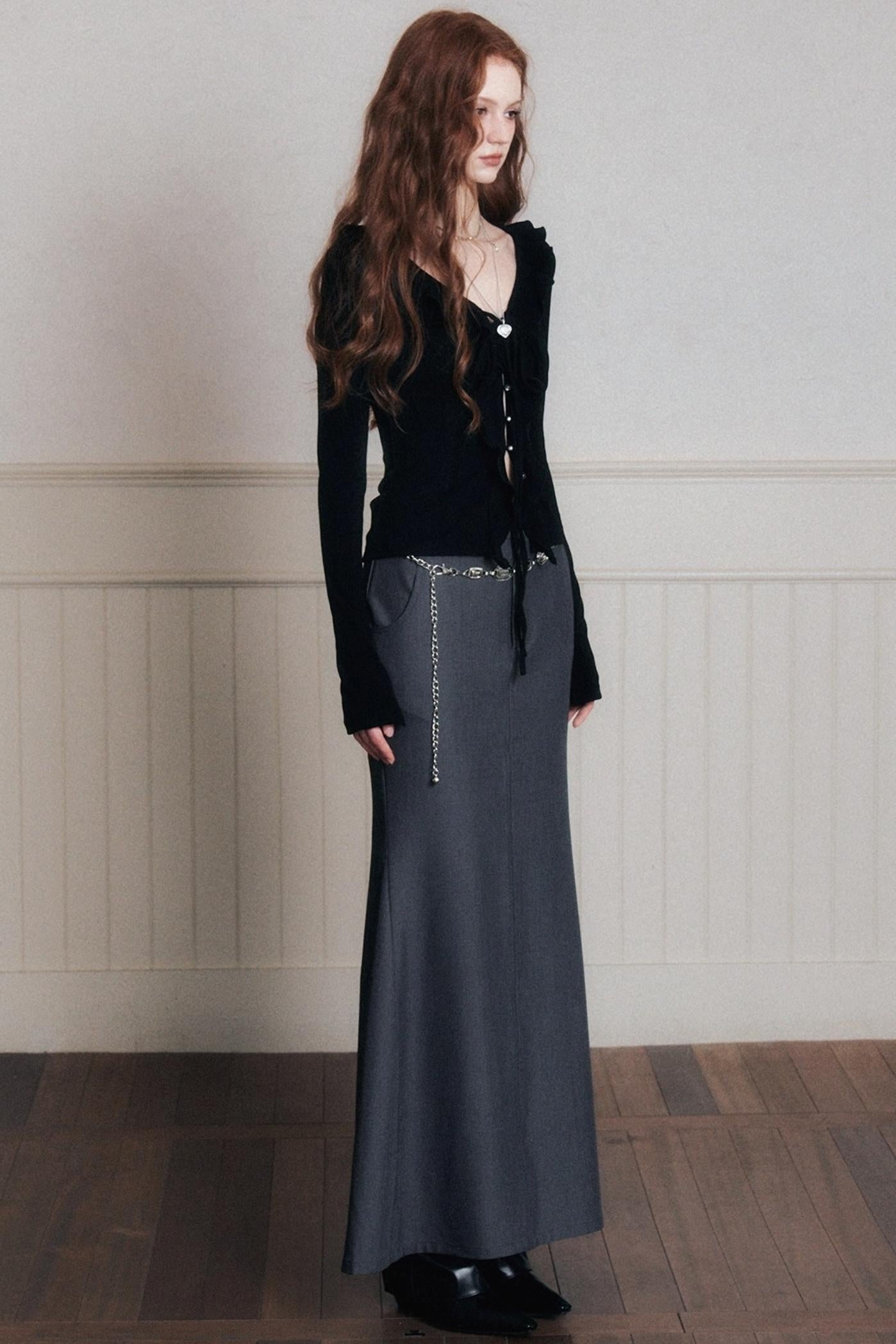 Mermaid High-Waisted A-Line Skirt