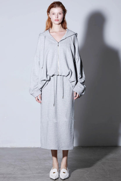 Comfort Cloud Cotton Hooded Sweatshirt Set-Up