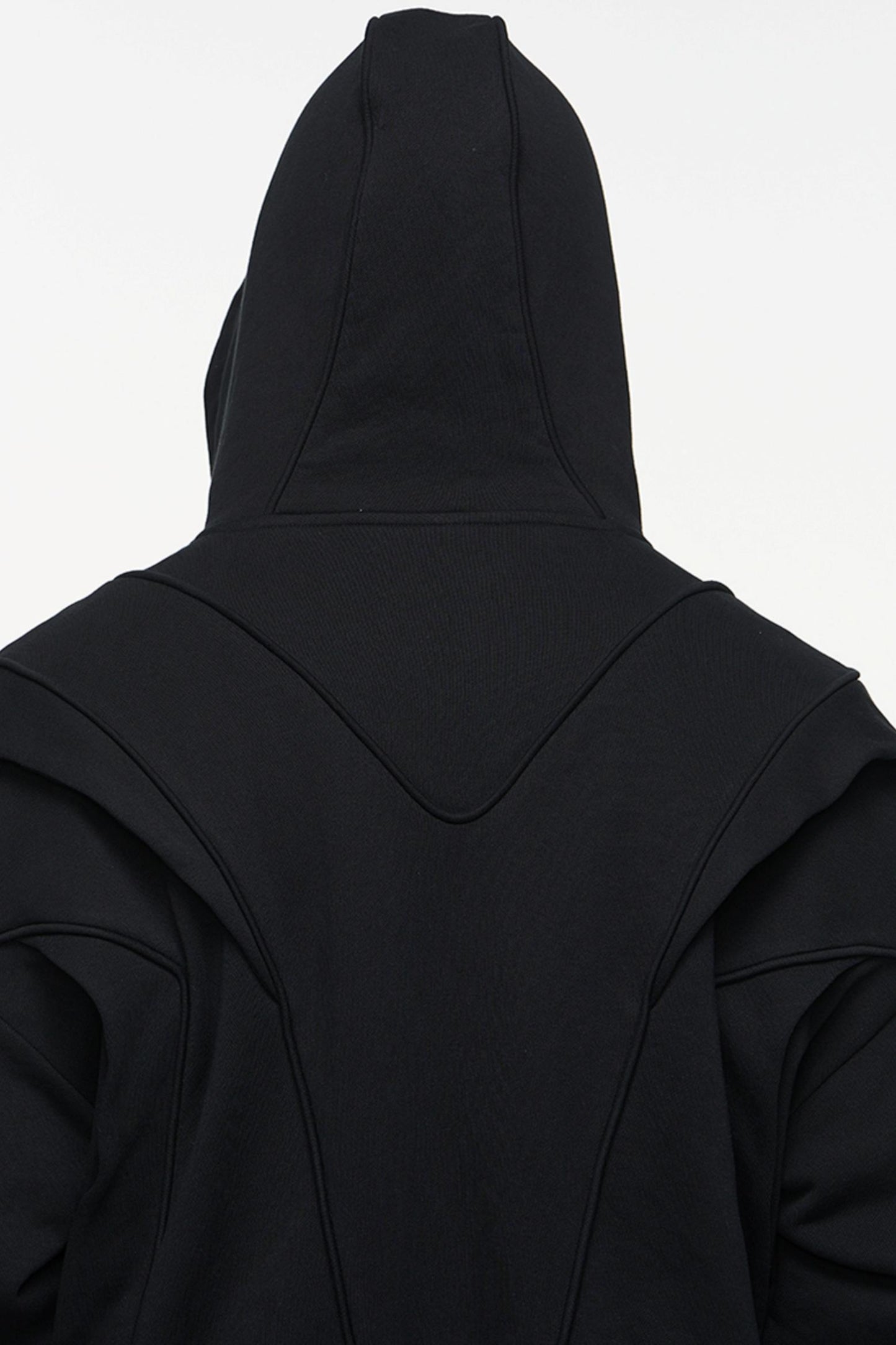 Layered Hoodie Jacket