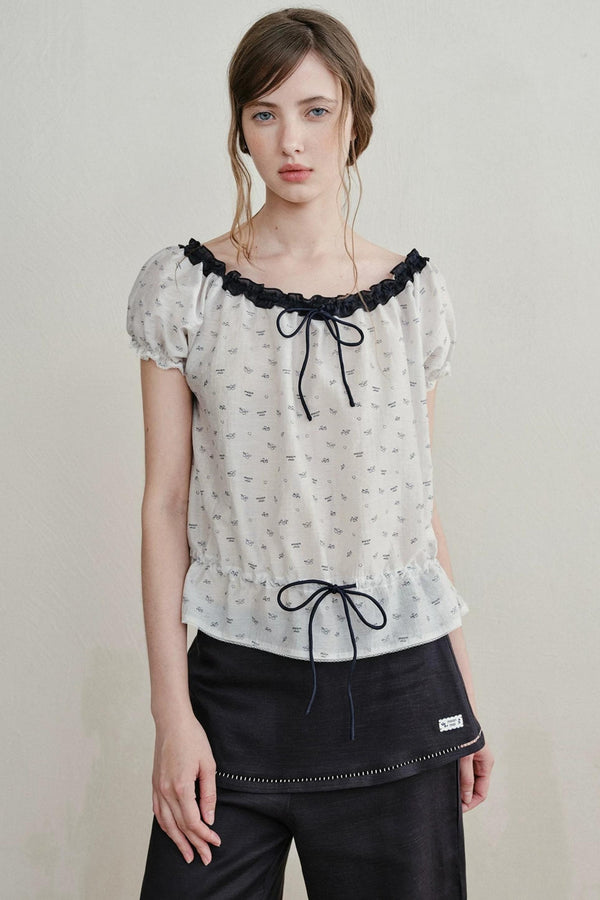 Sweet Lace Ramie Top