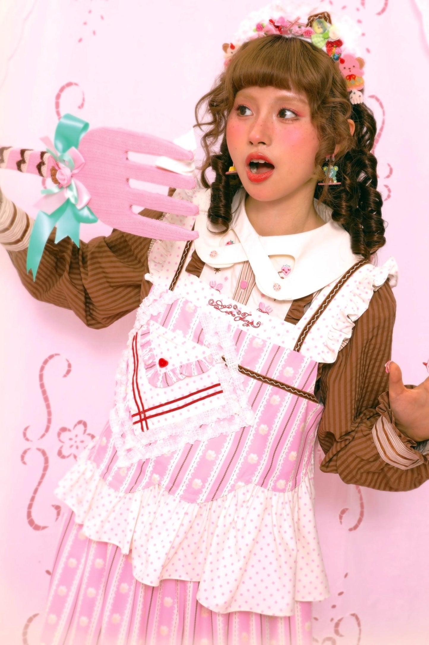 Sweet Pink Lace Vest