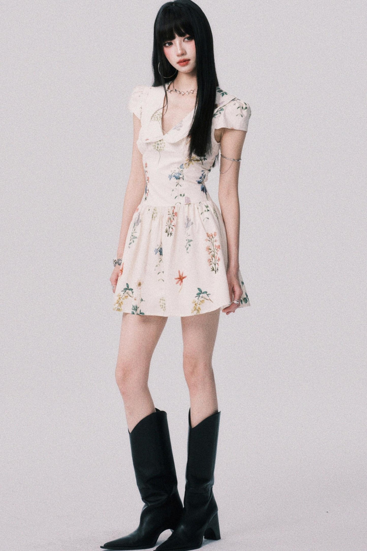 Floral French Doll Dress