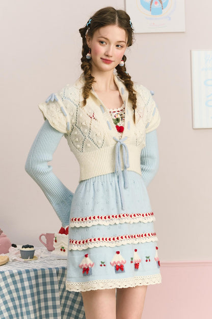 Berry Cake Heavy Work Knit Dress