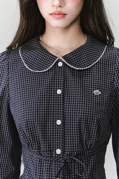 Fragile Preppy  Shirt & Skirt Set-Up