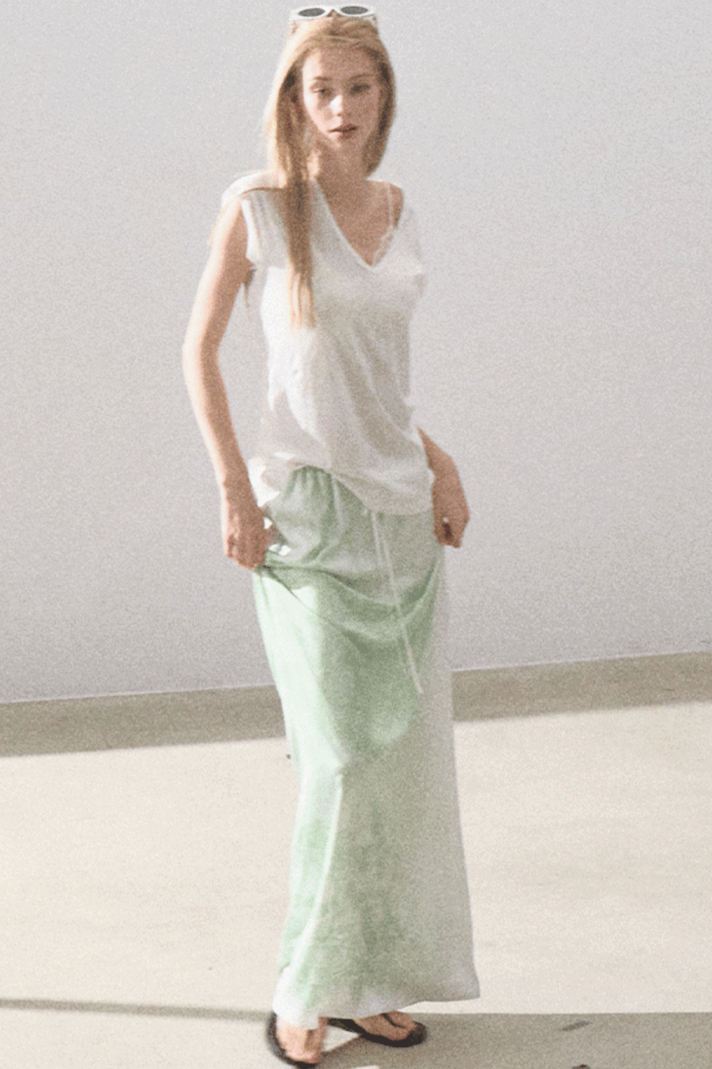 Soft Lace A-Line Skirt