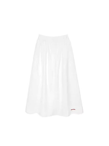 French A-line large swing long skirt