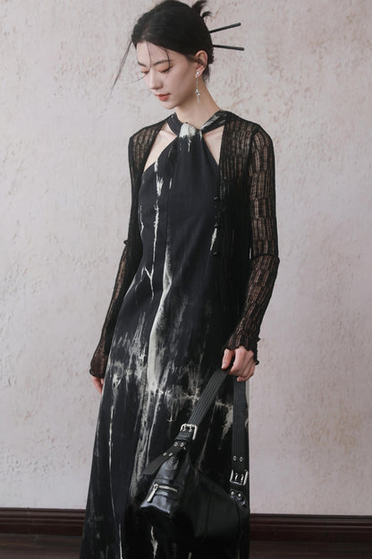 Twisted Flutter Tank Dress