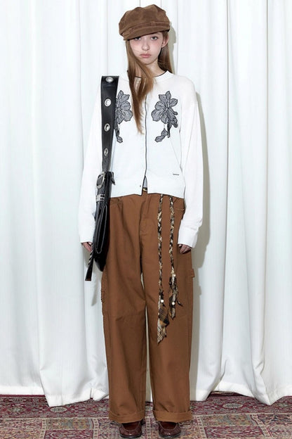 Light Wool Blend Cardigan