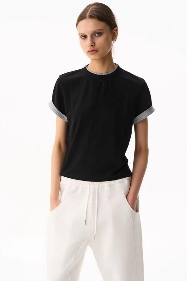 Embroidered Slim-Fit Top