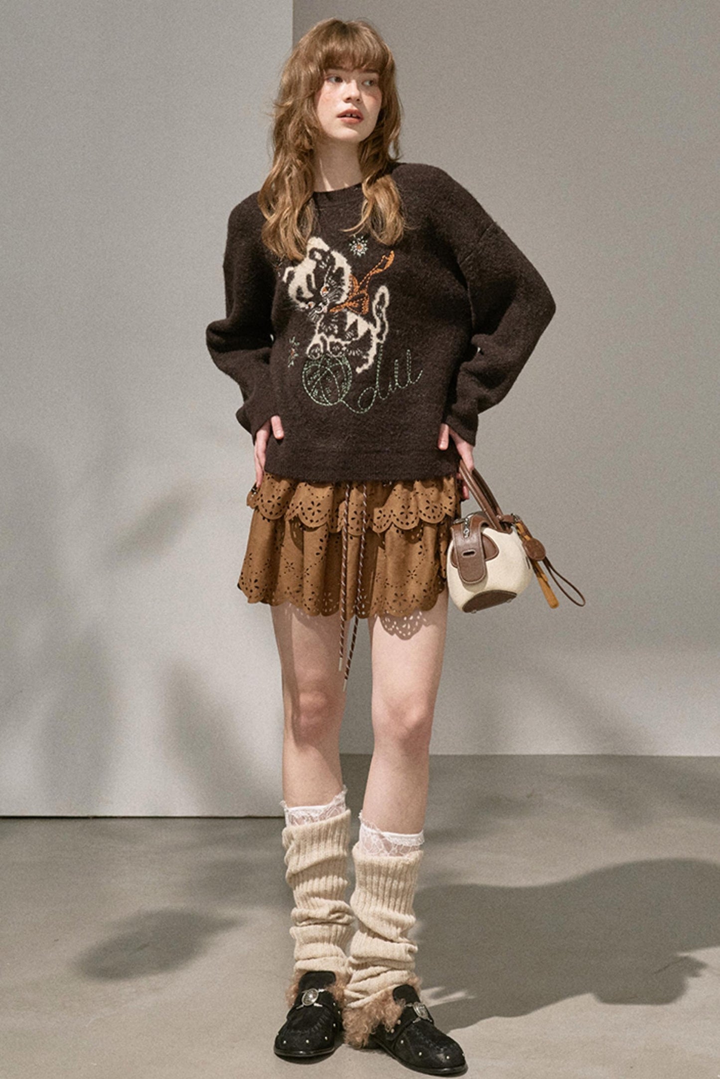 Kitten Knitted Sweater Top