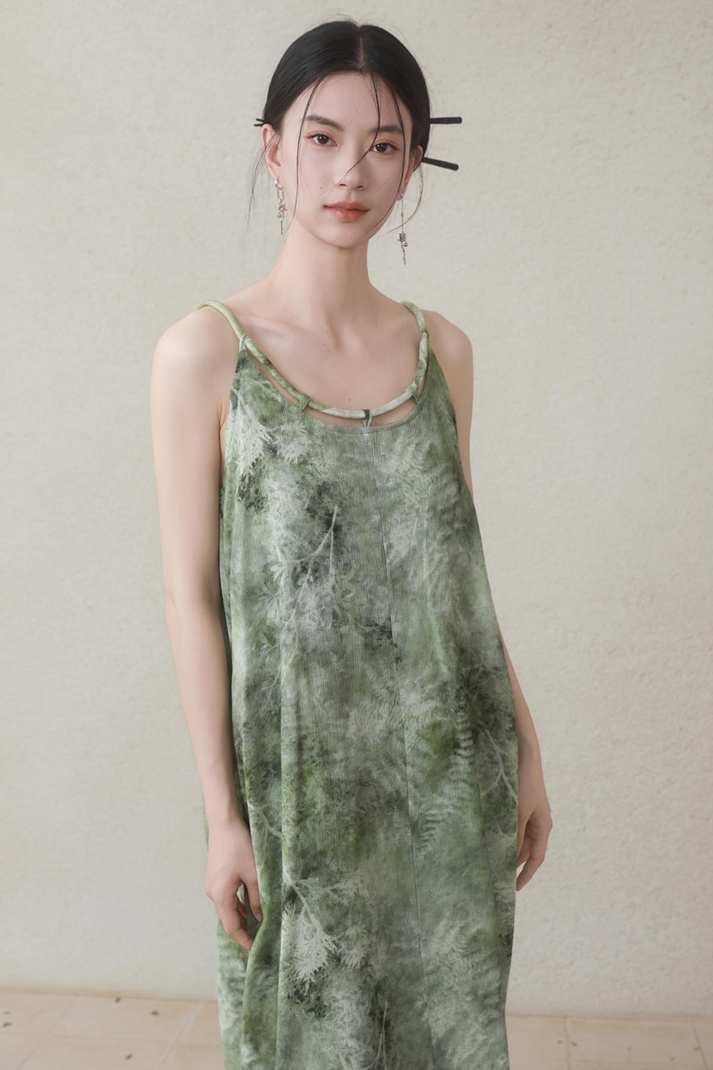 Summer Halter Dress With Beads