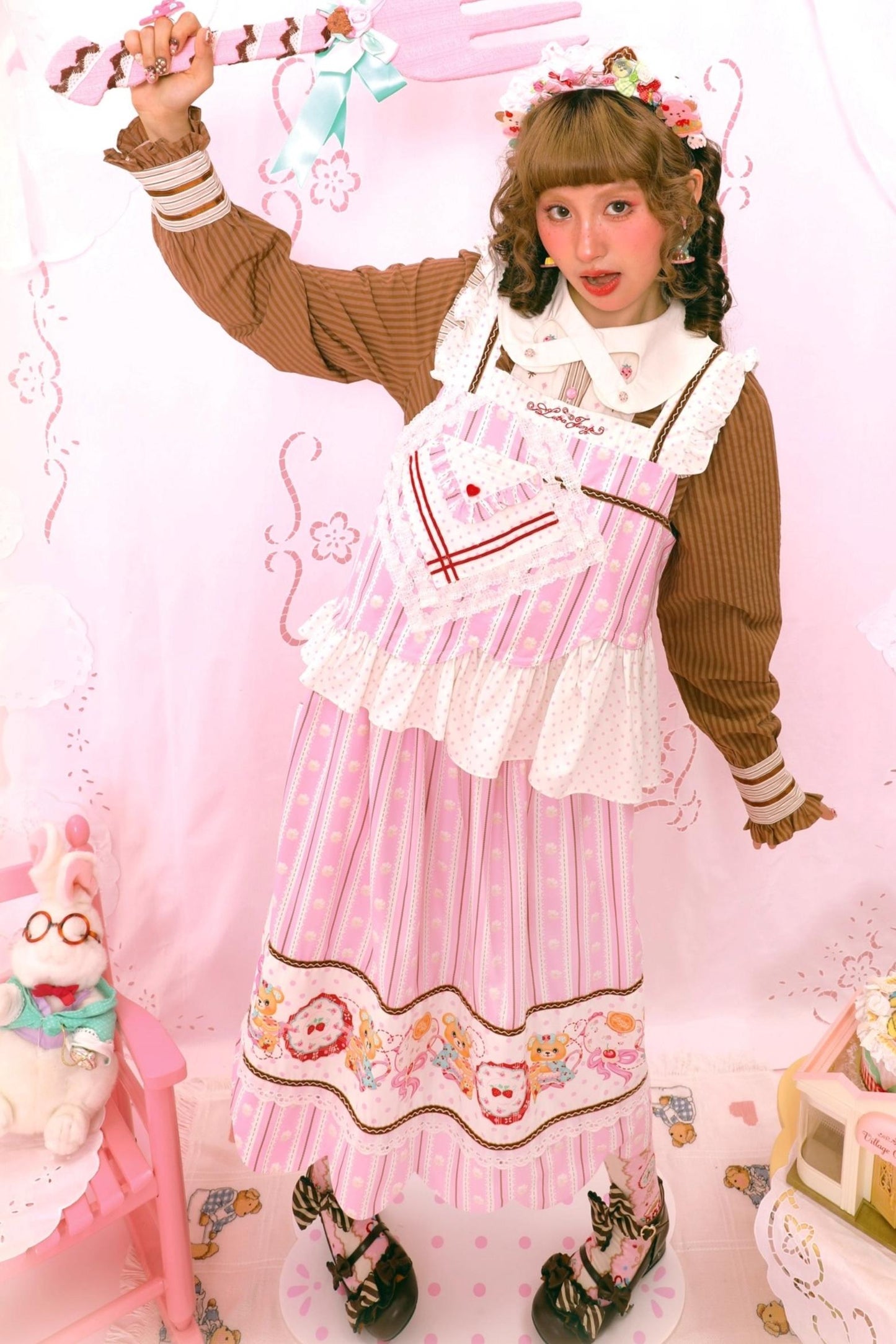 Sweet Pink Lace Vest