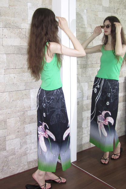 Flora Hemp Pleated Skirt Set-Up