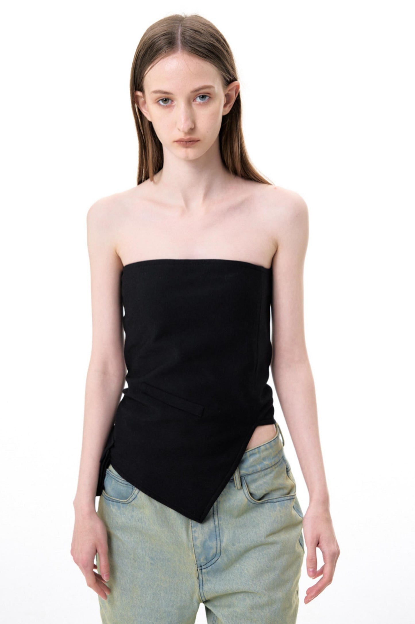 Strapless Sheath Top