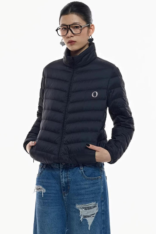 Lightweight Ribbed Down Jacket