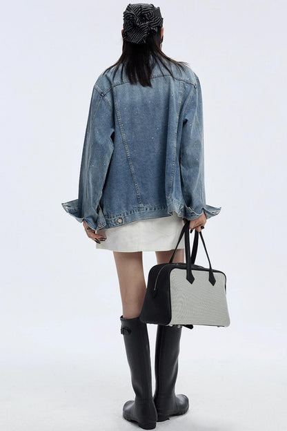 Diamond Blue Denim Jacket