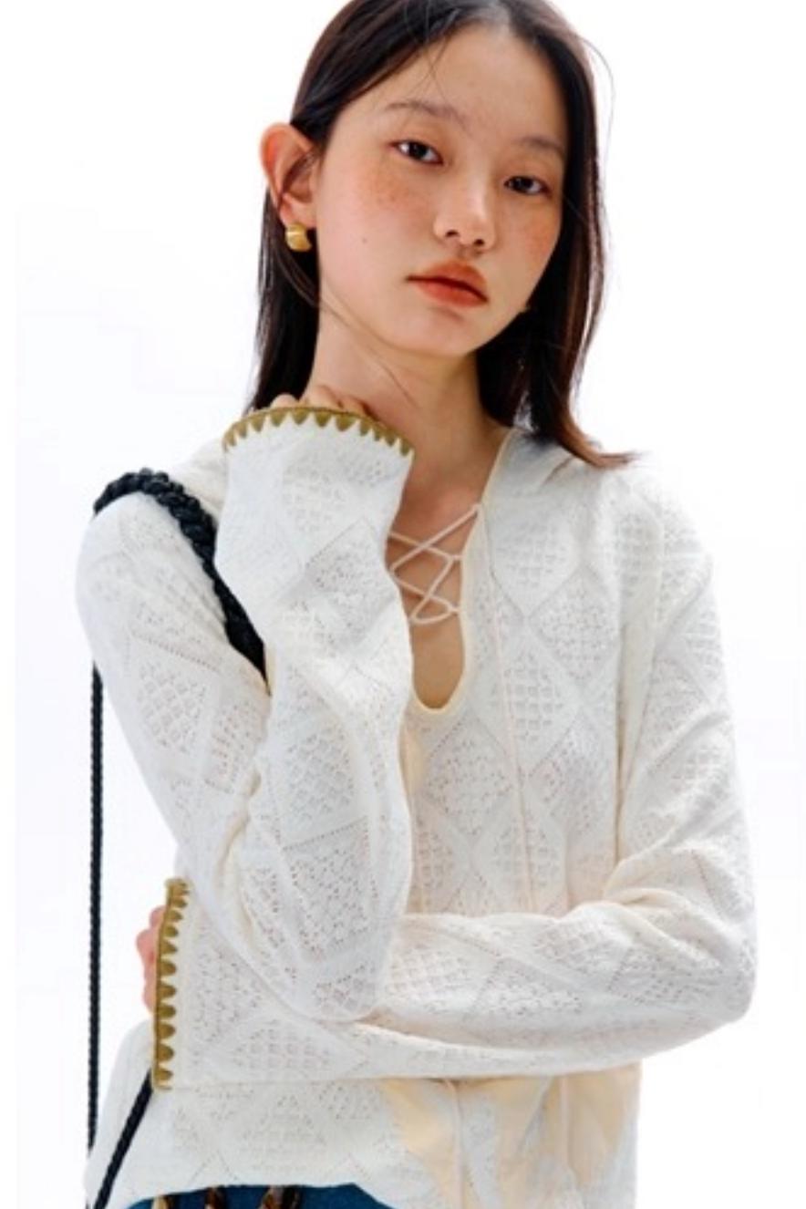 Wilderness Floral Knitted Long Sleeve T-shirt