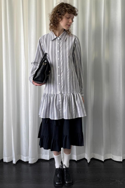 Loosestripe Long Sleeve Shirt Dress