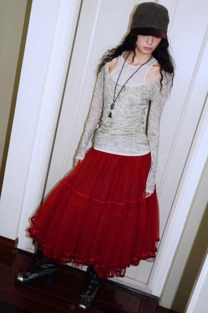 Vintage Acetate Knitted Top