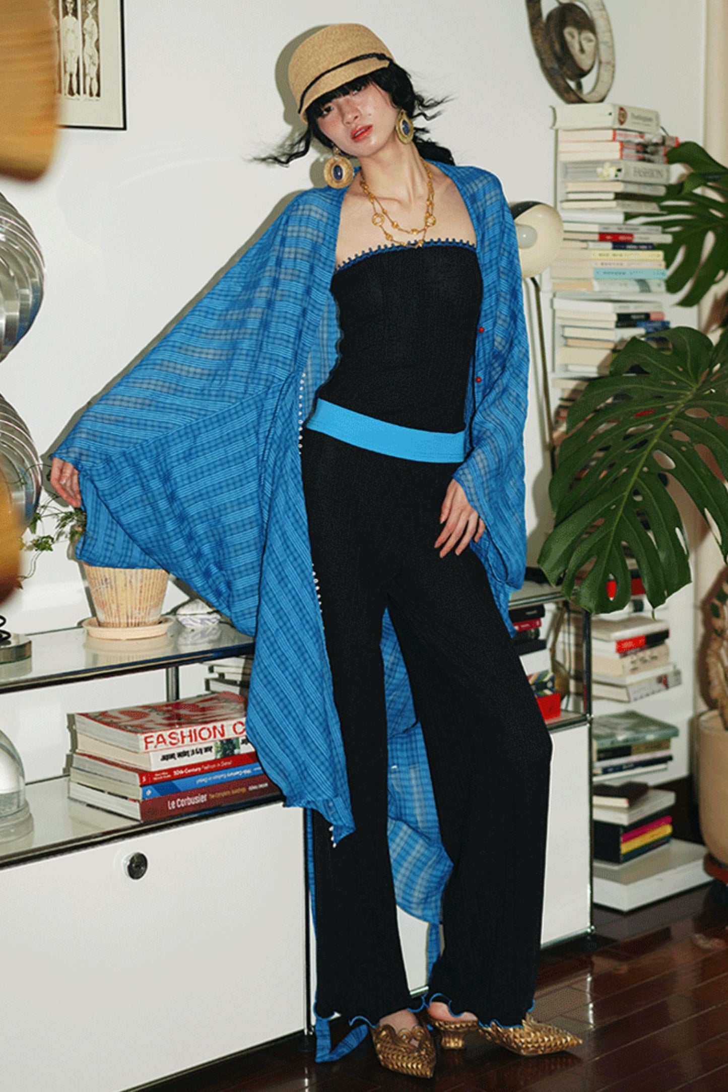 Silk Stripe Tank Top